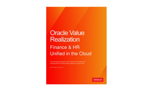 Oracle Value 실현 : 클라우드에서 금융 및 HR 통합